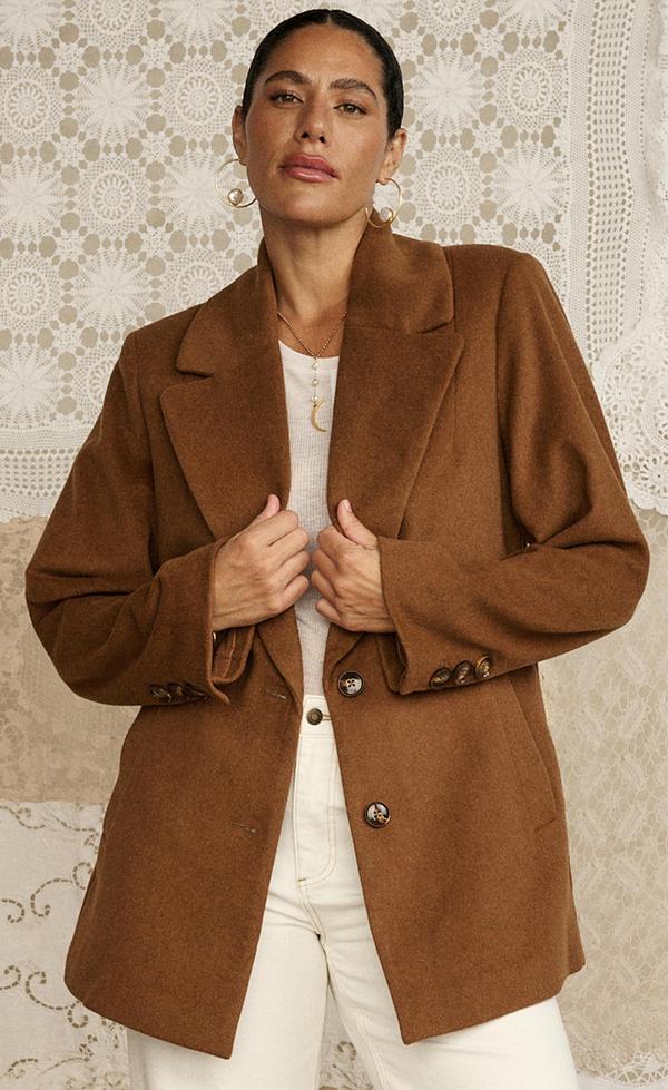Dilettante Coat - Brick