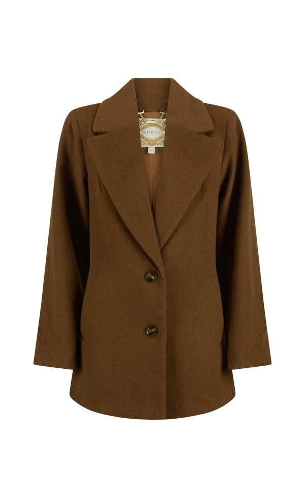 Dilettante Coat - Brick