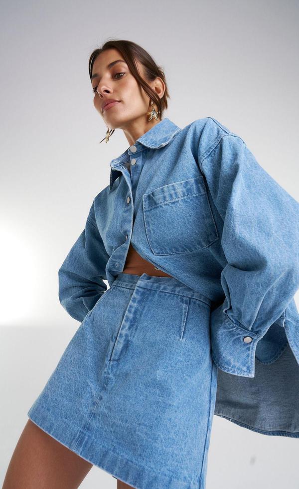 Skort - Blue Denim