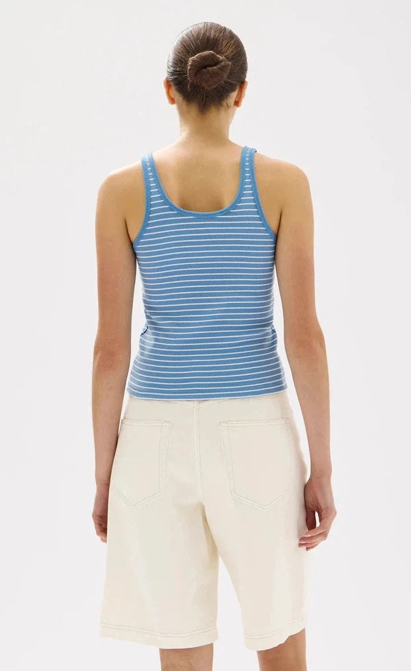 Drew Rib Tank - Bahama White
