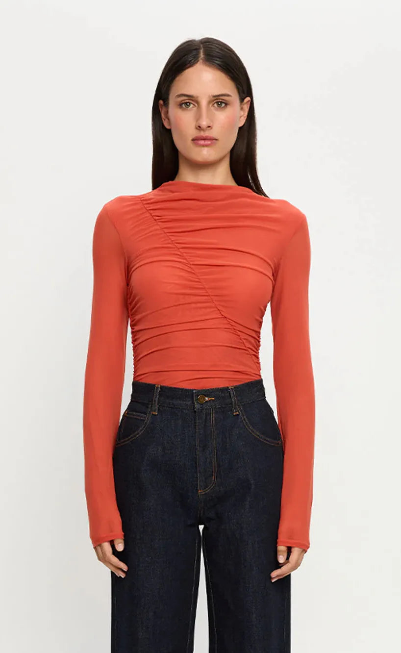 Dylan Mesh Top -
