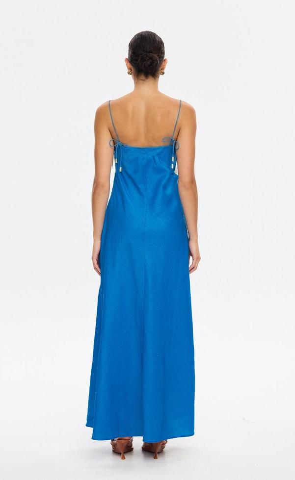 Fleur Maxi Dress - Blue Ivory
