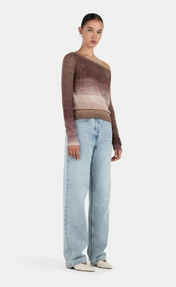 Emmy Knit Top - Mocha Marle