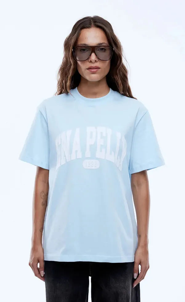 Collegiate Tee - Light Blue