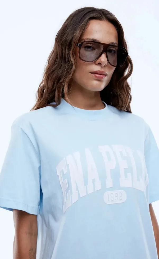 Collegiate Tee - Light Blue