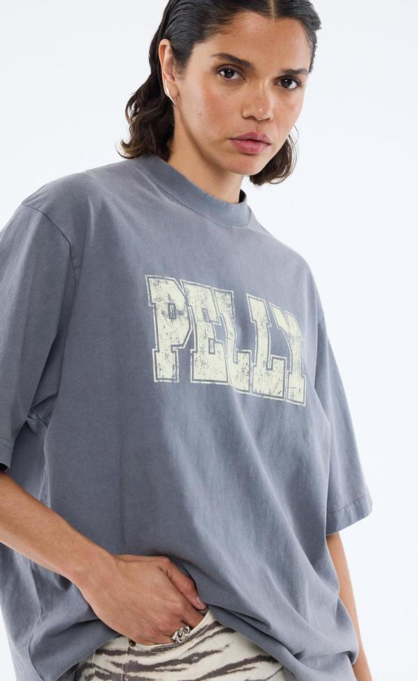 World Tour Tee - Washed Grey