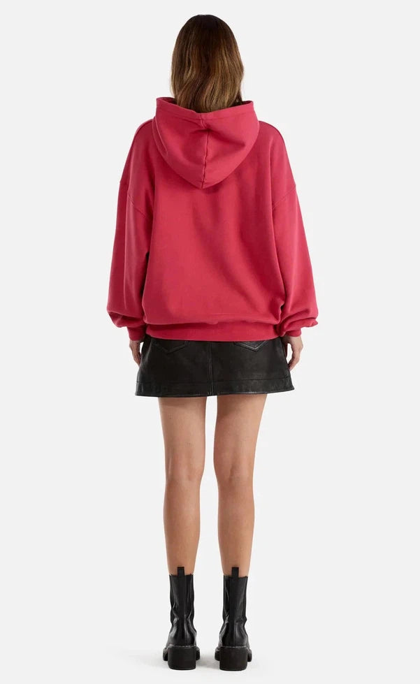 Brooke Oversized Hoodie DIY Studios - Poppy Red