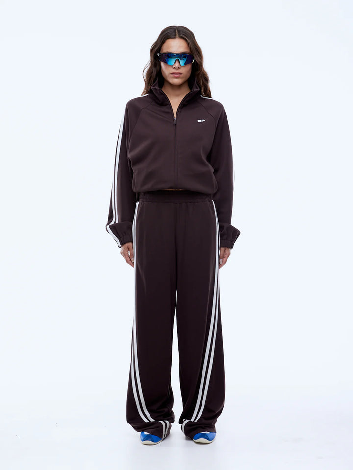 Valentina Stripe Pant Cocoa