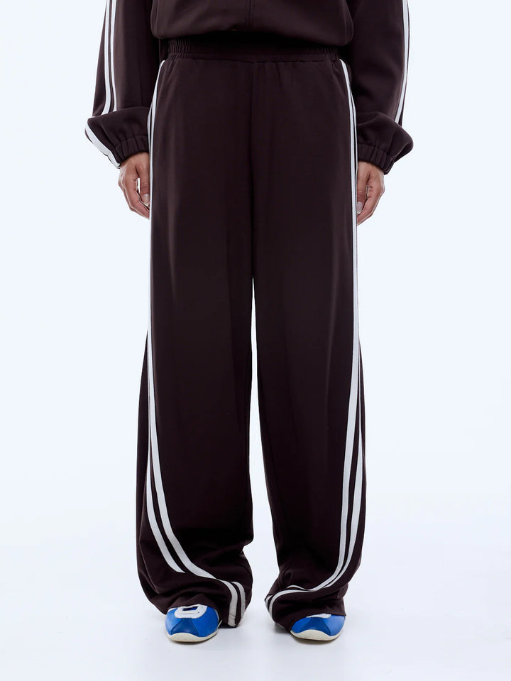 Valentina Stripe Pant Cocoa