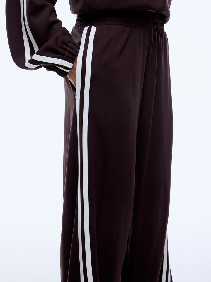 Valentina Stripe Pant Cocoa