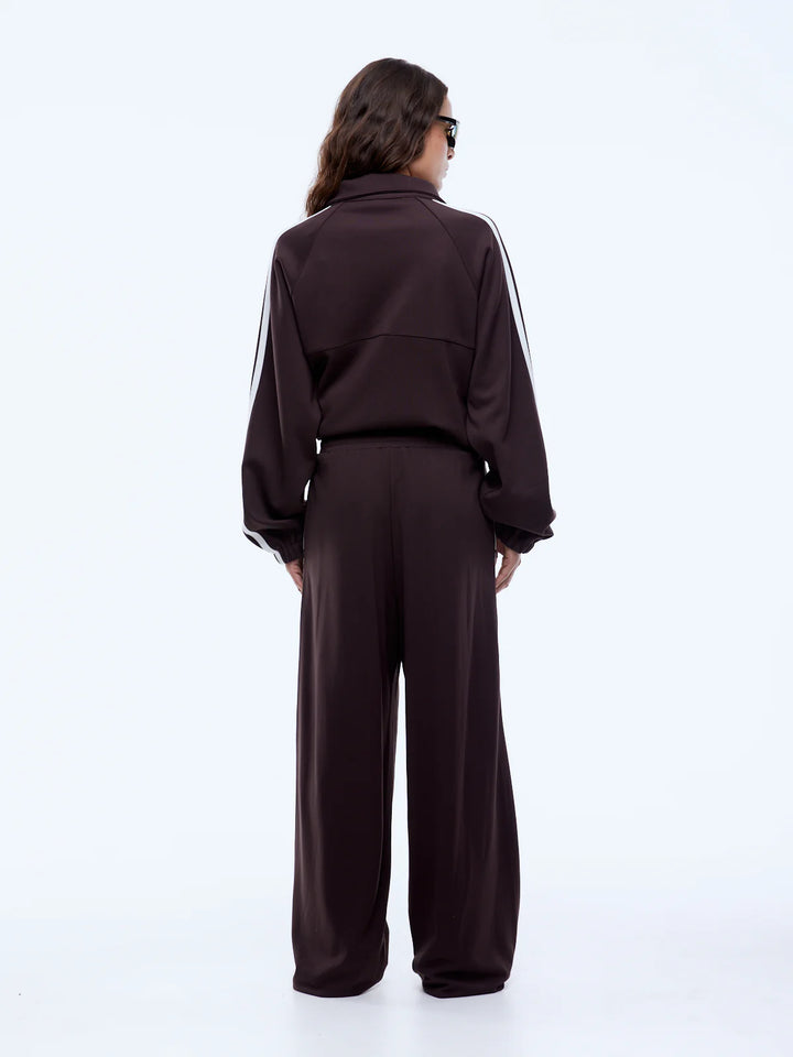 Valentina Stripe Pant Cocoa