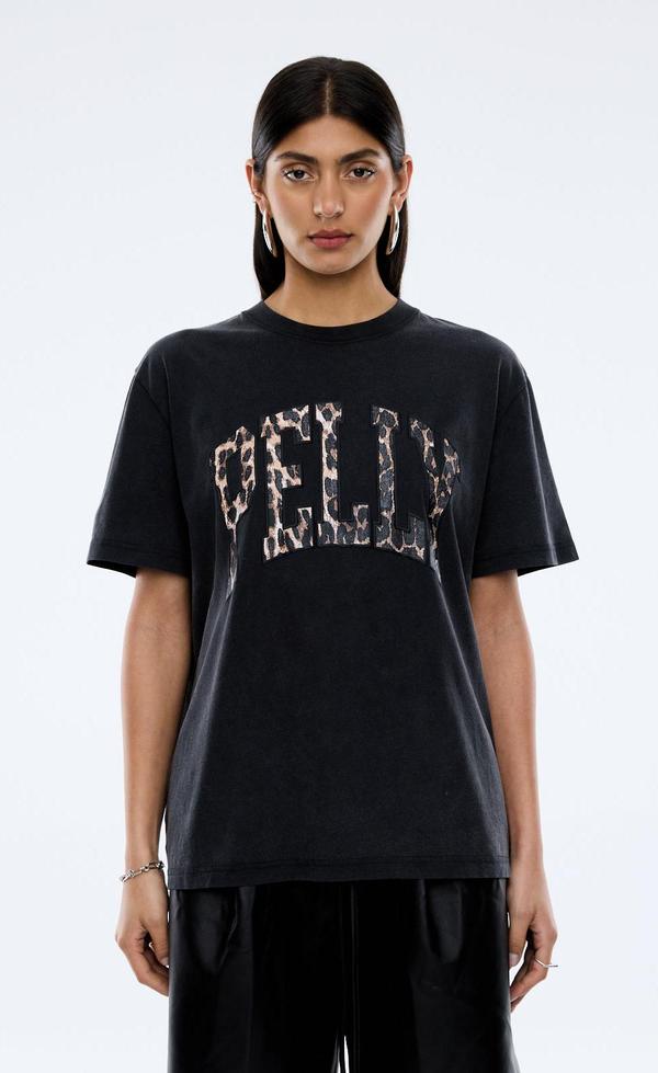 Leopard Collegiate Tee