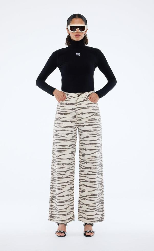 Tilly Jean Tiger Print Jean