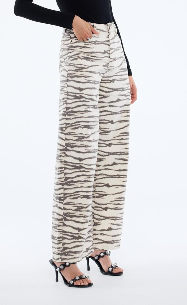 Tilly Jean Tiger Print Jean