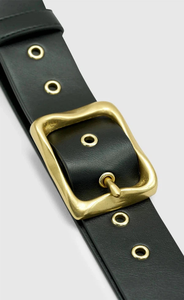 Everyday Belt - Black/Gold