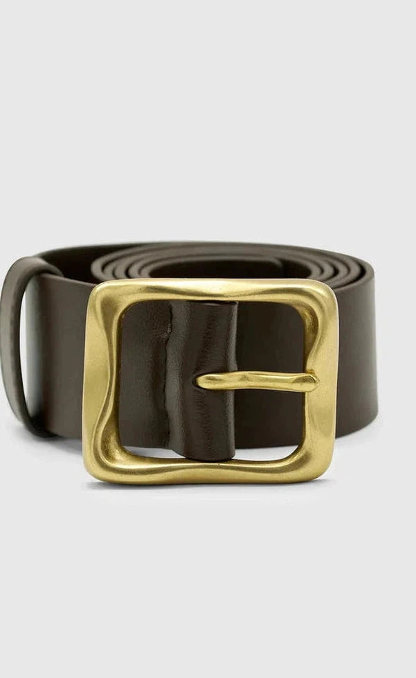 Everyday Belt - Chocolate/Gold