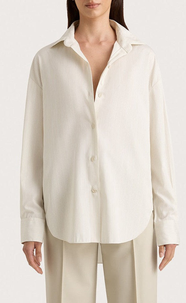 Freja Shirt - Cream Stripe