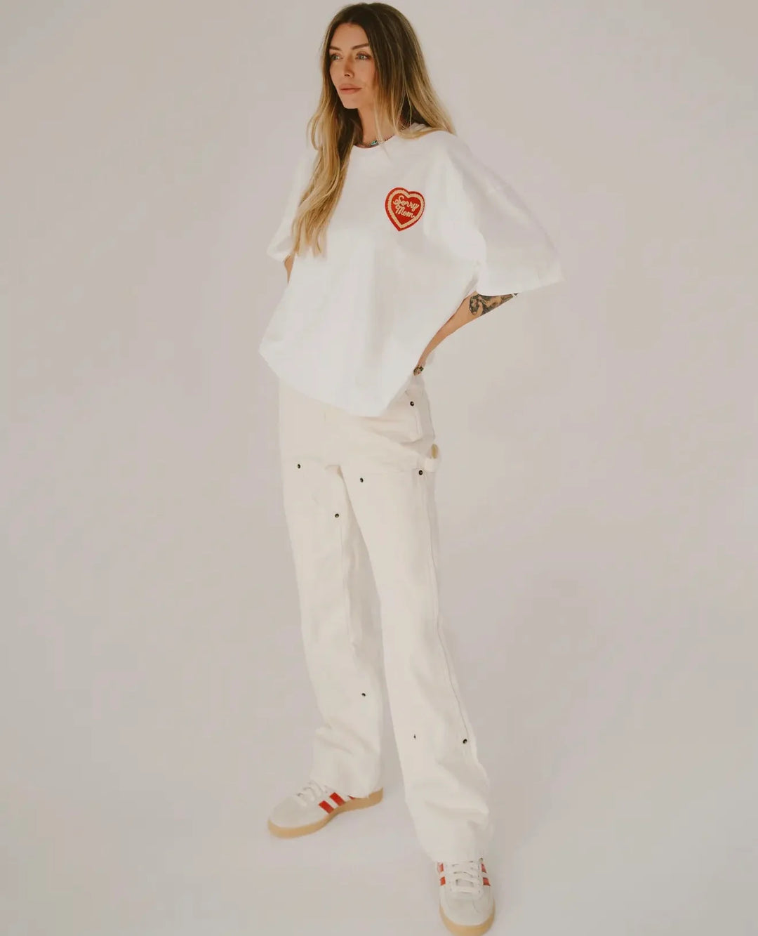 Sorry Mom Tee - White