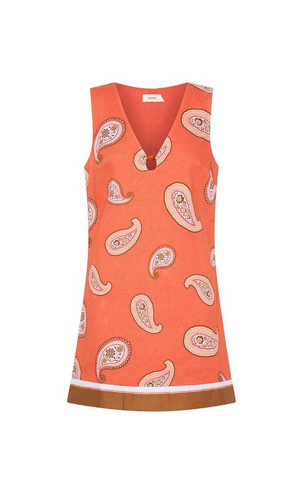 Ezra Mini Dress -Coral