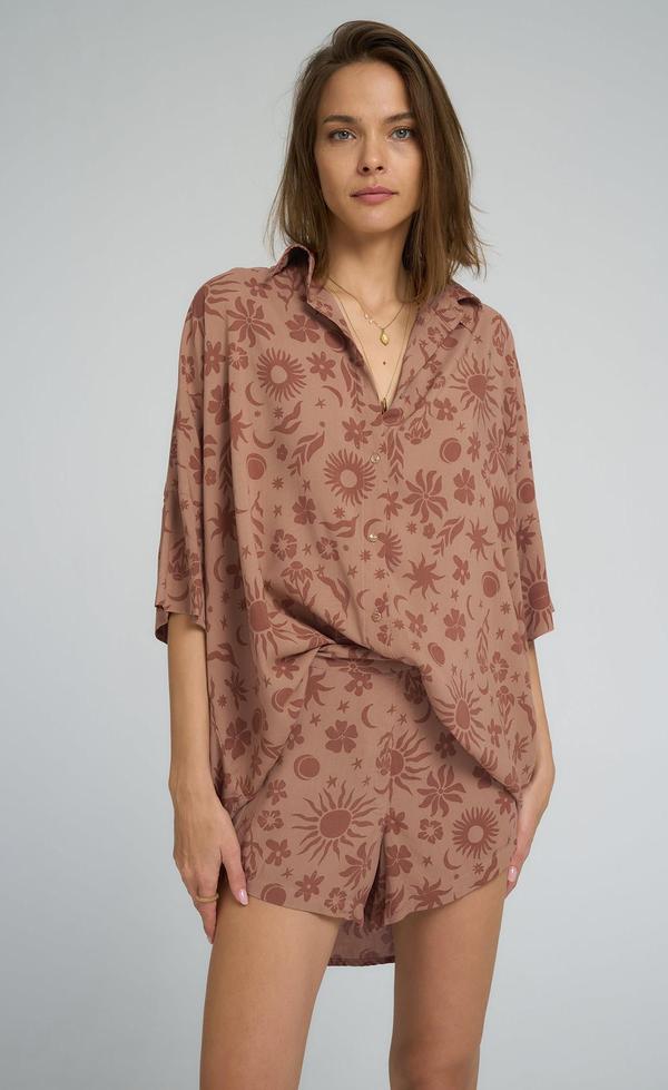 Georgie Shirt Mystic Wisdom Rust