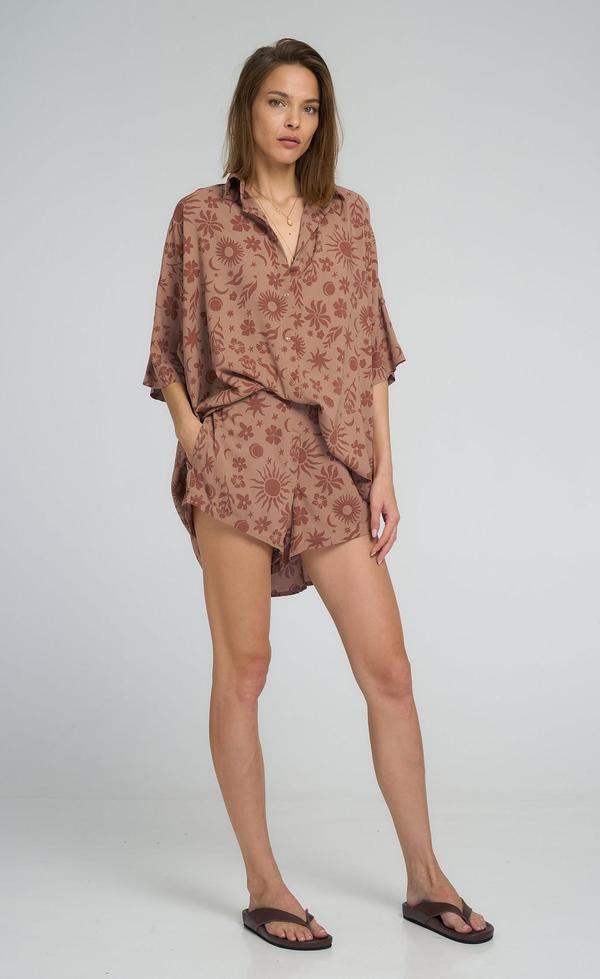 Georgie Shirt Mystic Wisdom Rust