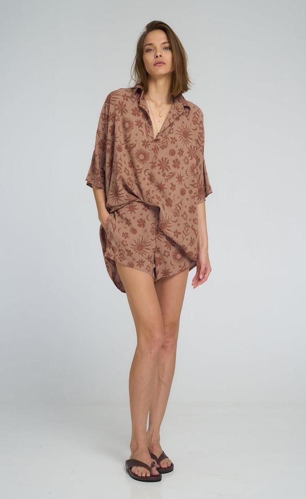 Georgie Shirt Mystic Wisdom Rust