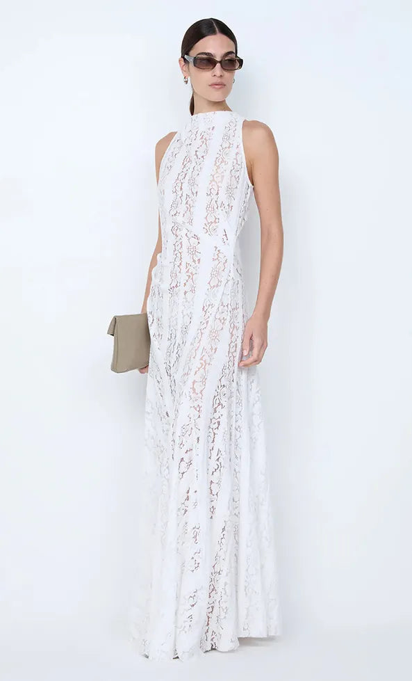 Henrietta High Neck Maxi Dress