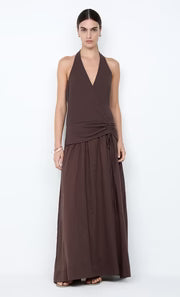 Sabrine Halter Maxi Dress