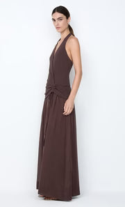 Sabrine Halter Maxi Dress