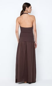 Sabrine Halter Maxi Dress