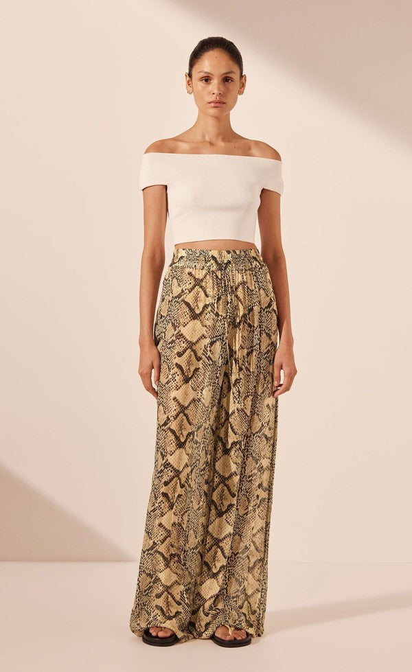 Hadiya Relaxed Pant - ALMOND