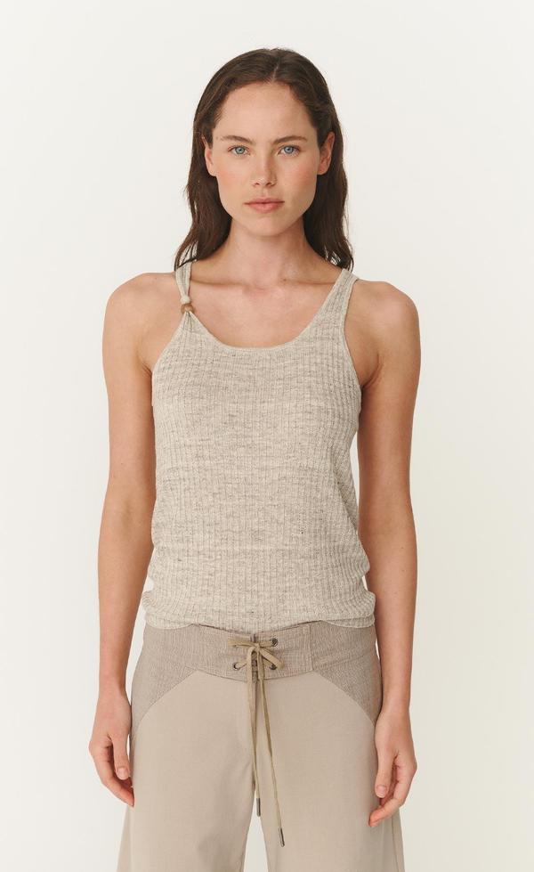 Haven Bead Linen Tank