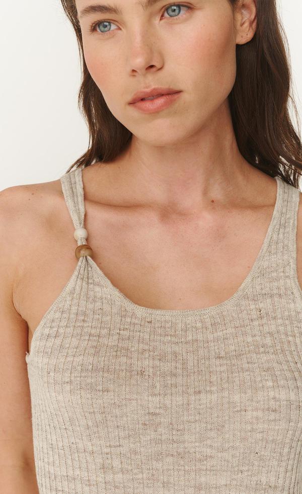 Haven Bead Linen Tank