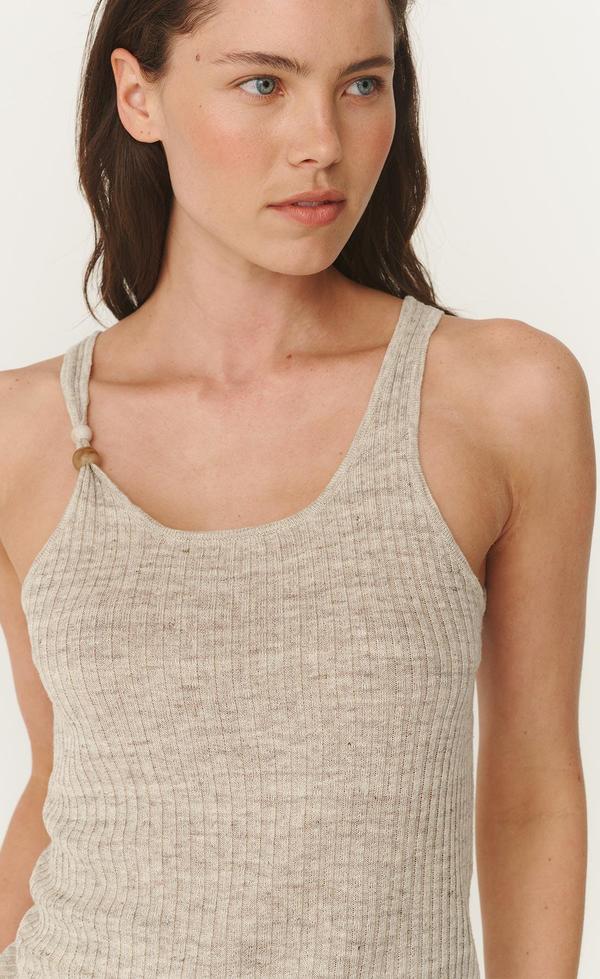 Haven Bead Linen Tank