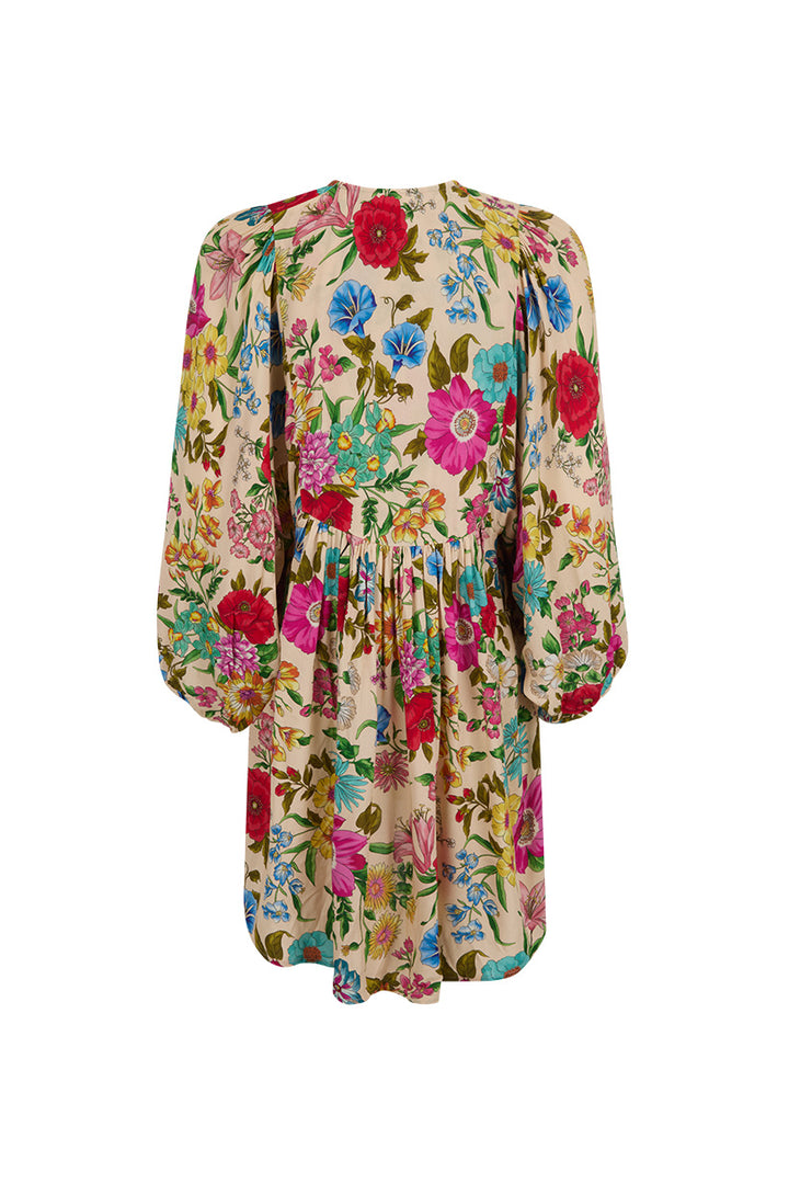 Valley of the Dolls Boho Mini Dress - Opal