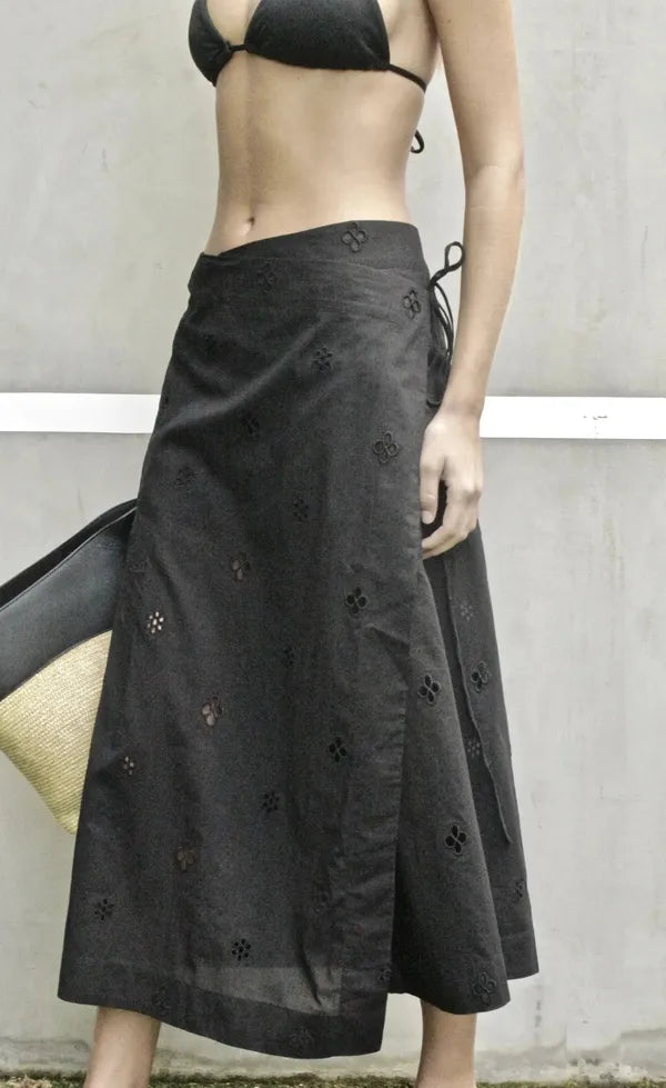 Cleo Maxi Skirt - Black