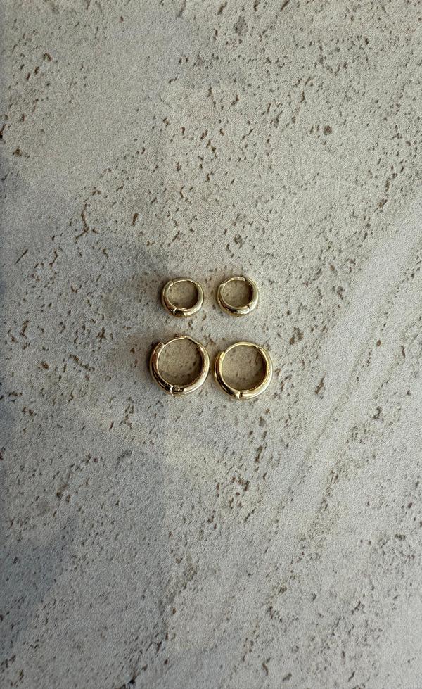 Classic Drop Earring Due - Gold