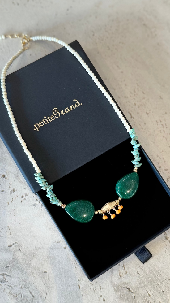 Casia Necklace - Green