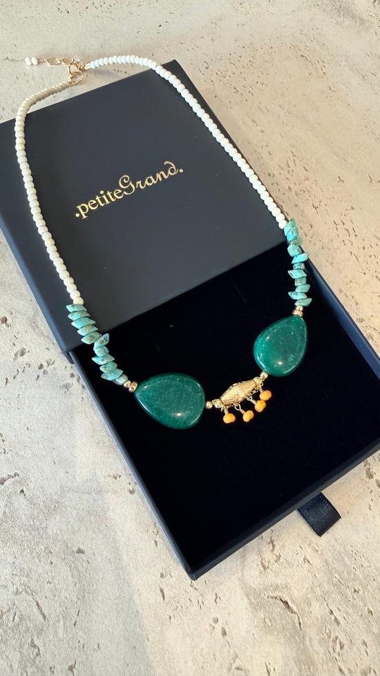 Casia Necklace - Green