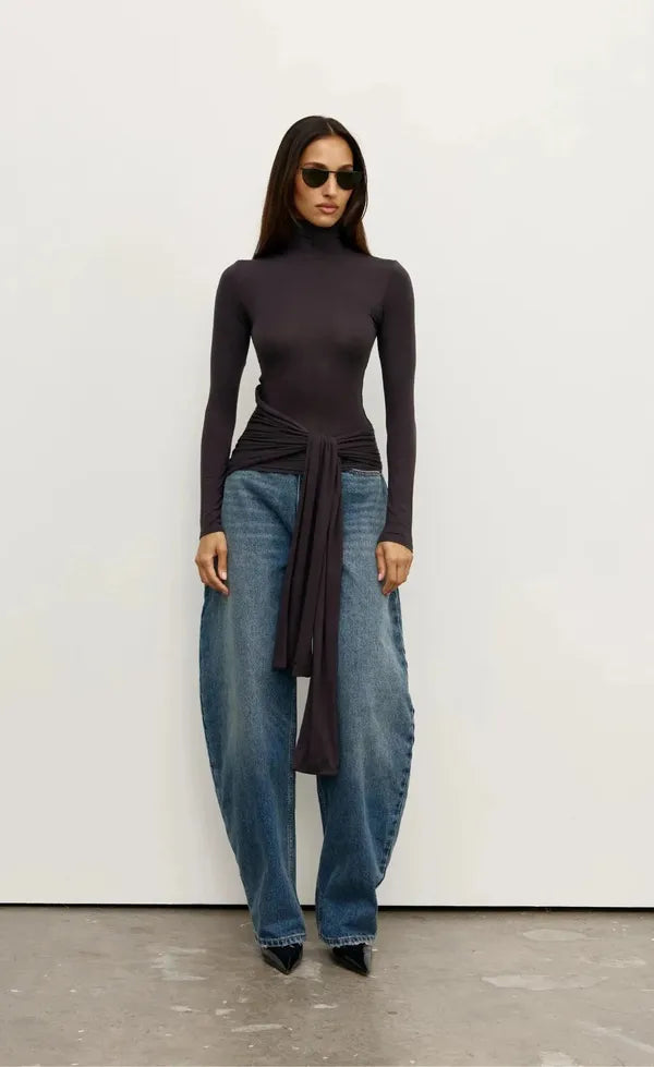 Isley Top - Charcoal