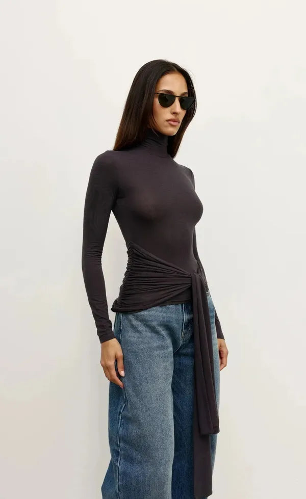 Isley Top - Charcoal