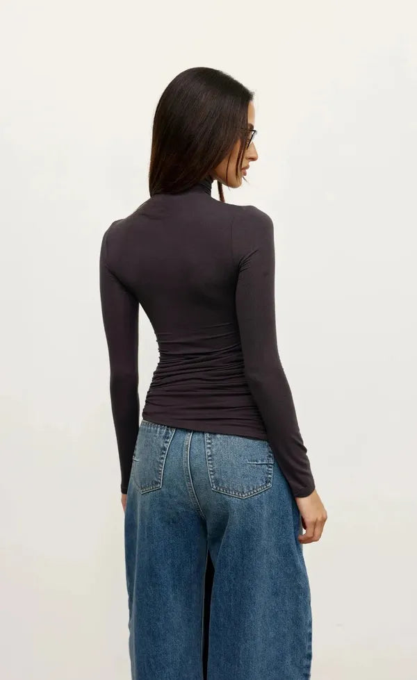 Isley Top - Charcoal