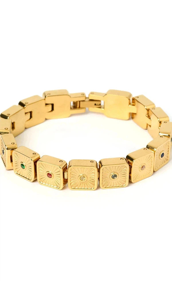 Jasper Gold Bracelet