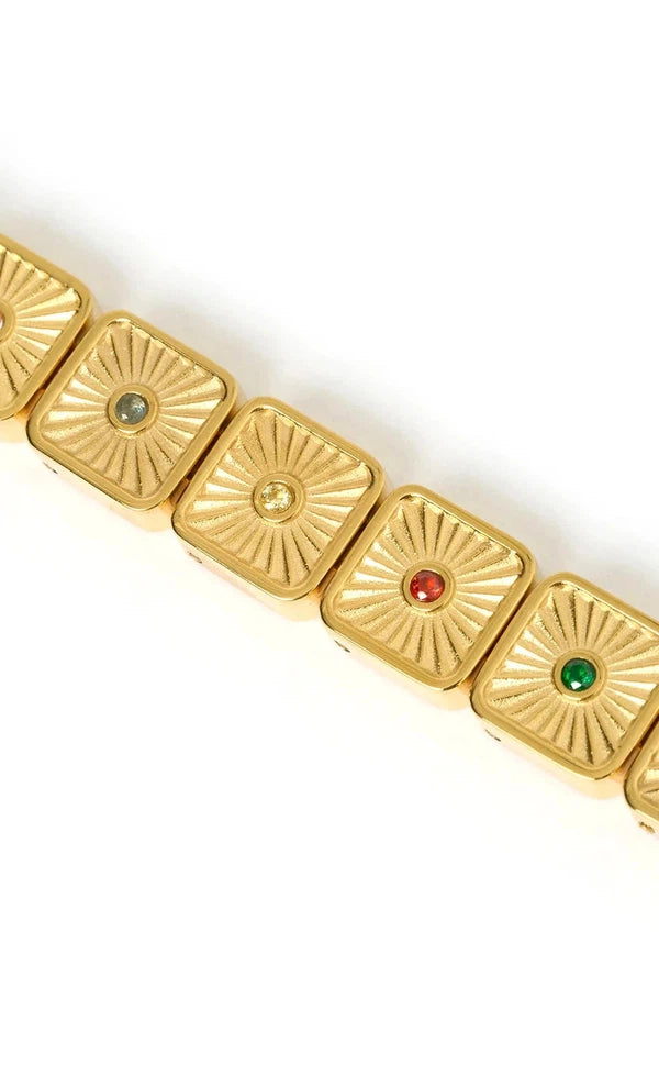 Jasper Gold Bracelet