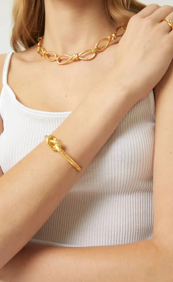 Knotted Bracelet - Gold