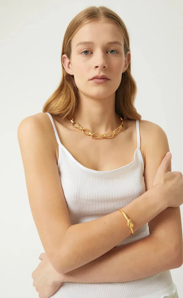 Knotted Bracelet - Gold