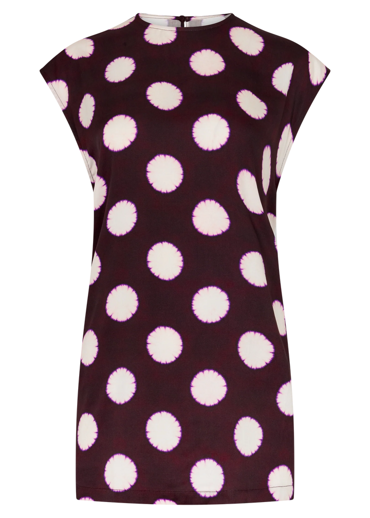 Bowie Spot Shift Mini Dress