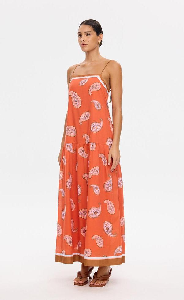 Ezra Maxi Dress - Coral