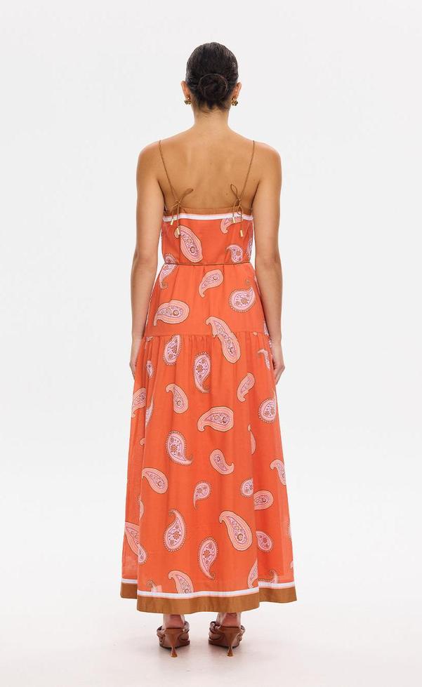 Ezra Maxi Dress - Coral