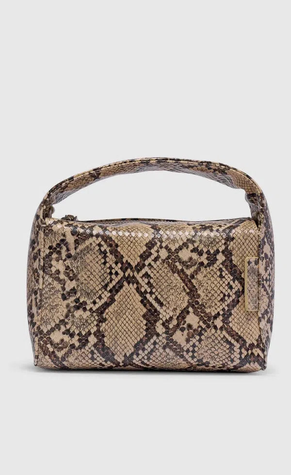 Luca Mini Bag - Beige Python